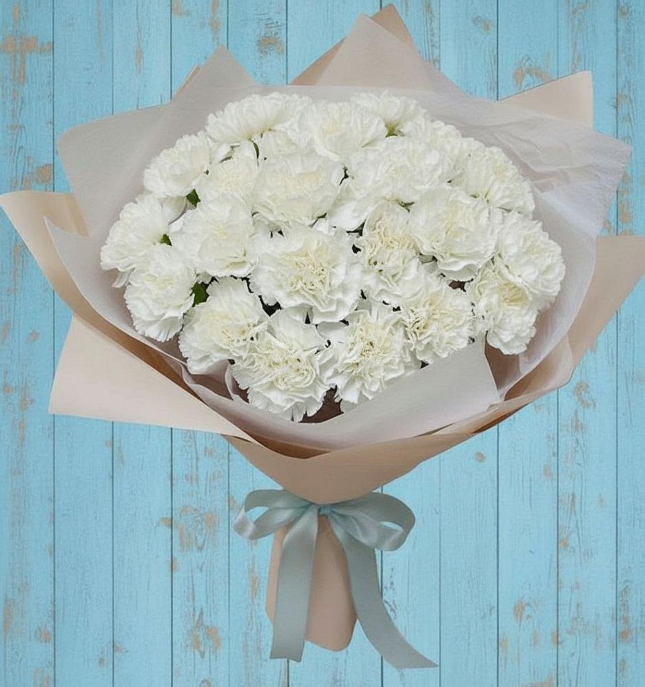 Букет цветов из: Гвоздики в Терской