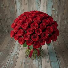 Букет 55 Красных роз Фридом #REPLACE_PRED# Терской