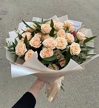 Букет Кремовые розы Латте #REPLACE_PRED# Терской
