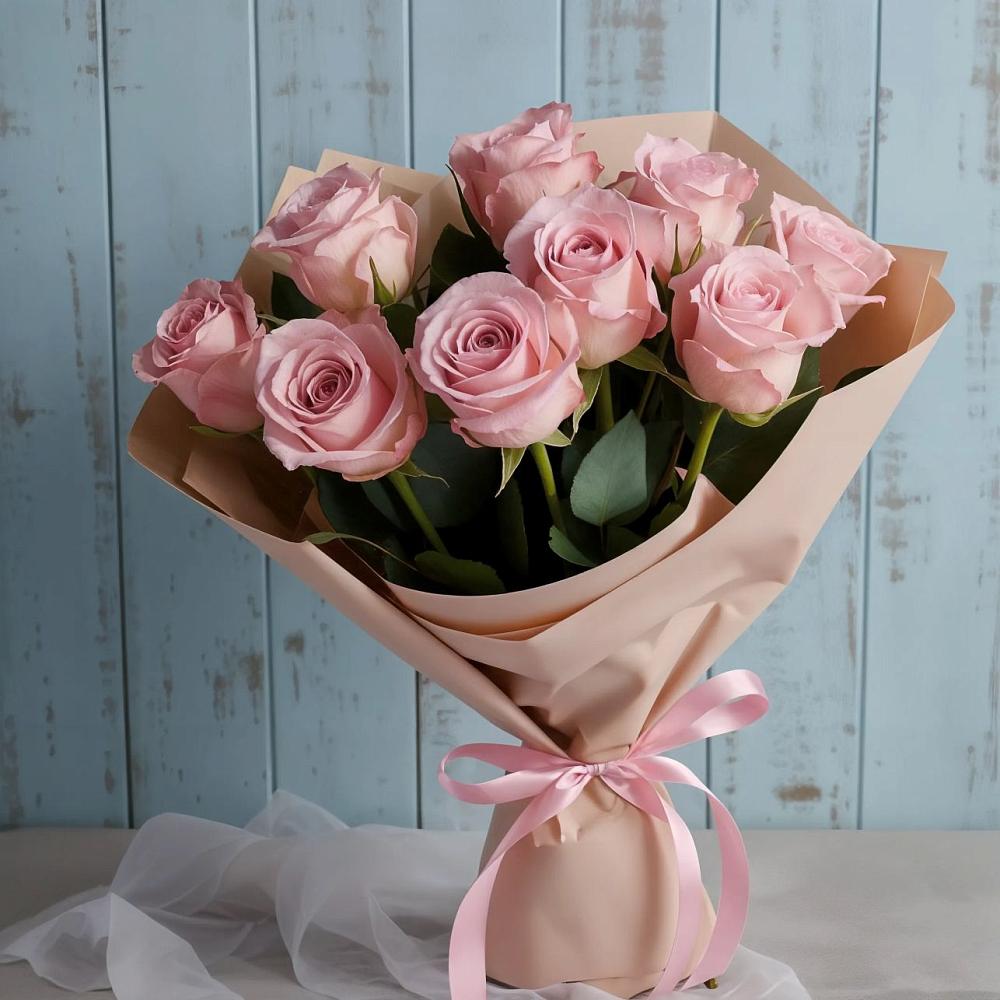 Букет цветов из: Розы в Терской