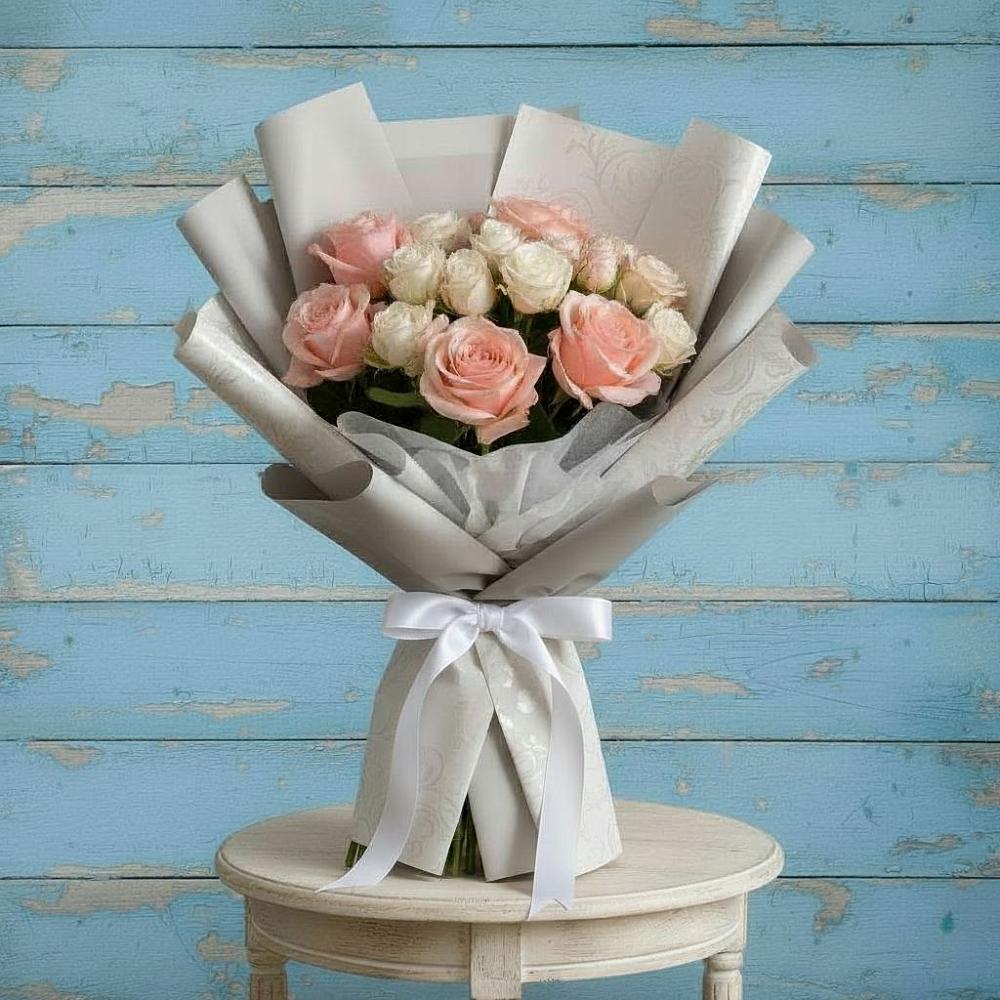 Букет цветов из: Розы в Терской