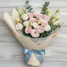 Букет цветов из:  Лизиантусы в Терской