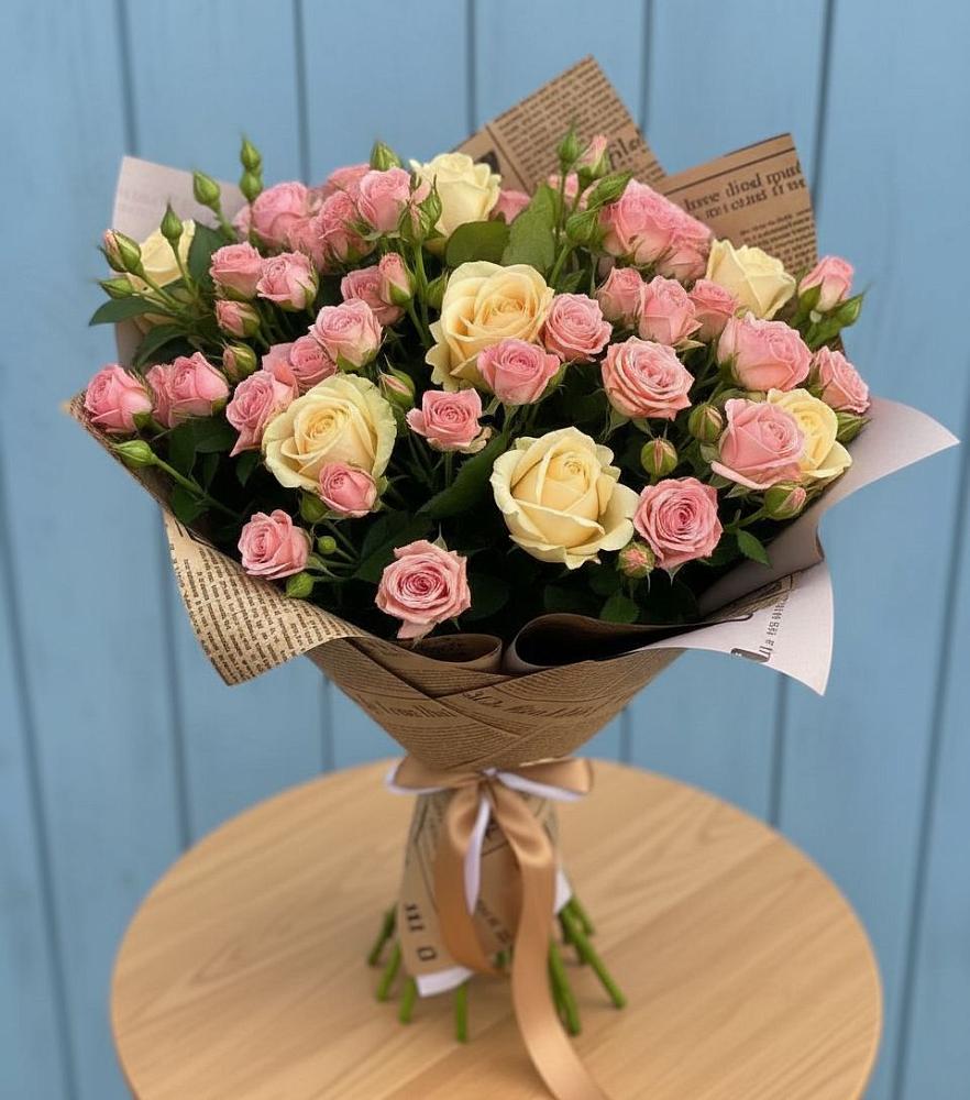 Букет цветов из: Розы в Терской