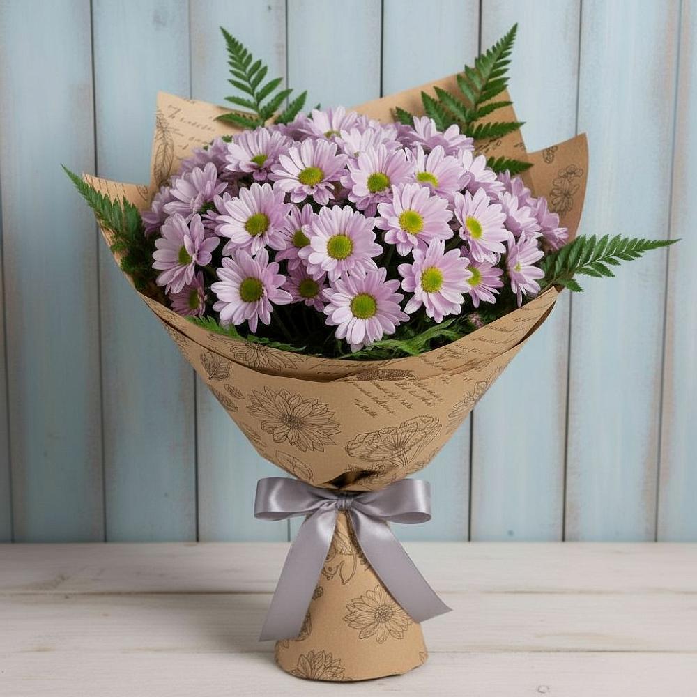 Букет цветов из: Хризантемы в Терской