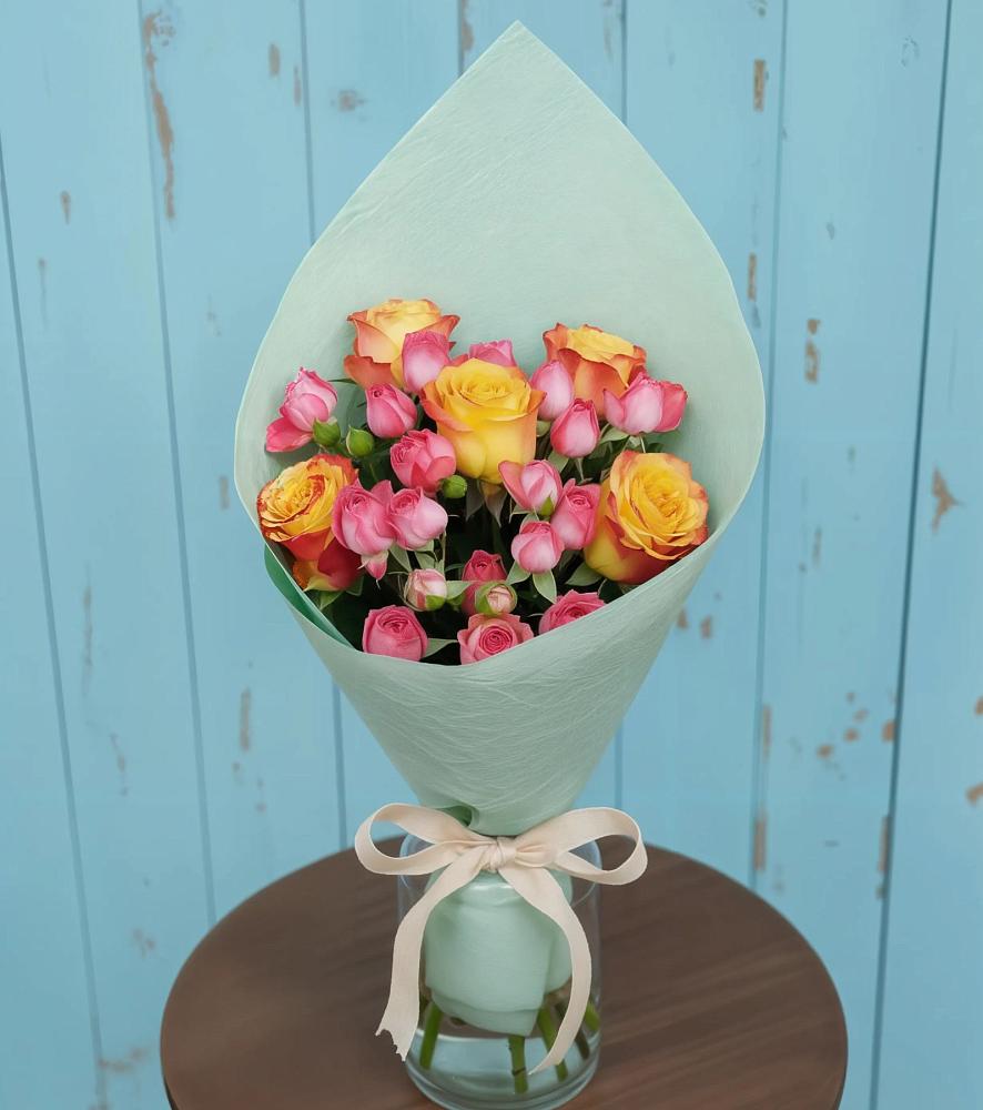 Букет цветов из: Розы в Терской