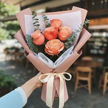Букет цветов из:  Розы в Терской
