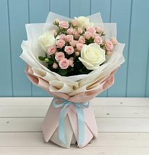 Букет цветов из:  Розы в Терской