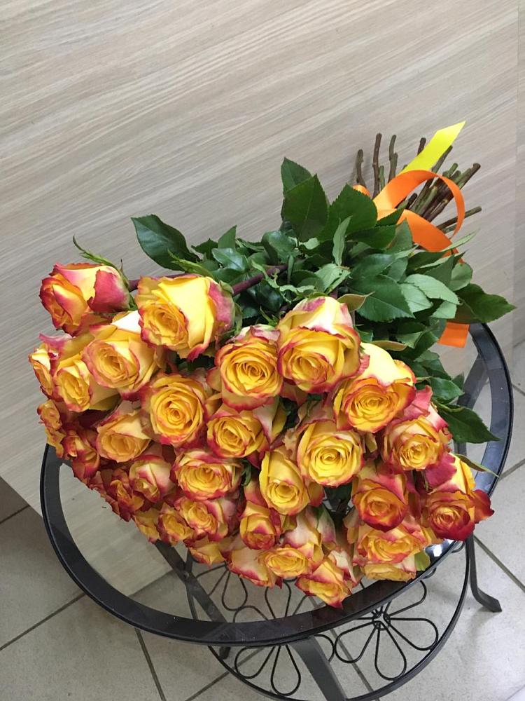 Букет Желтые розы в Терской