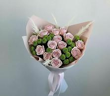 Букет цветов из:  Розы и Хризантемы в Терской