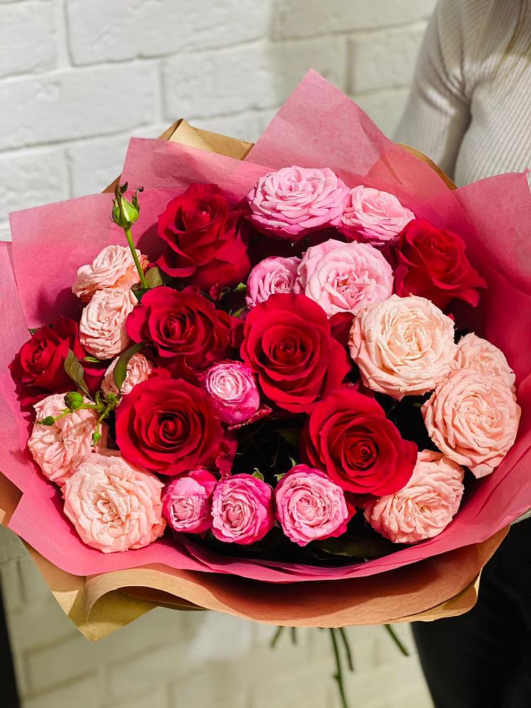 Букет цветов из: Розы в Терской
