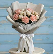 Букет цветов из:  Розы в Терской