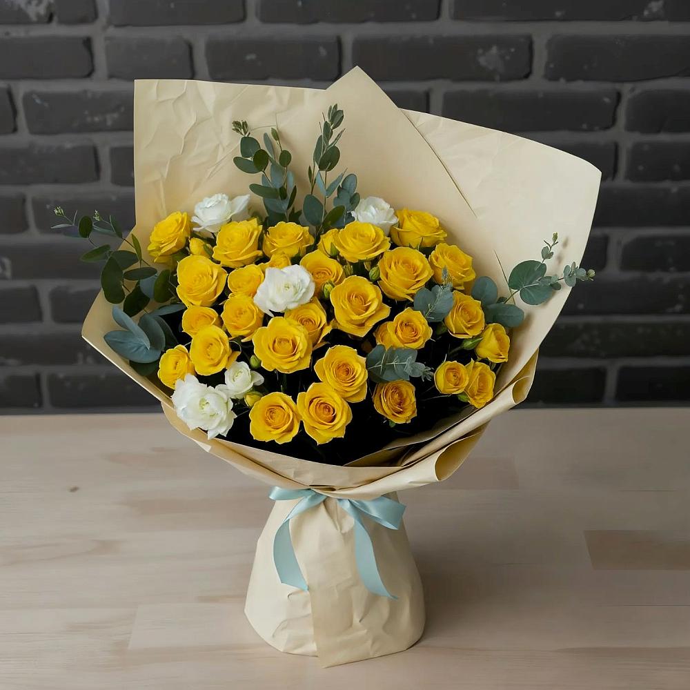 Букет цветов из: Розы в Терской