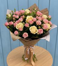 Букет цветов из:  Розы в Терской
