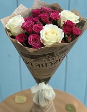 Букет цветов из:  Розы в Терской