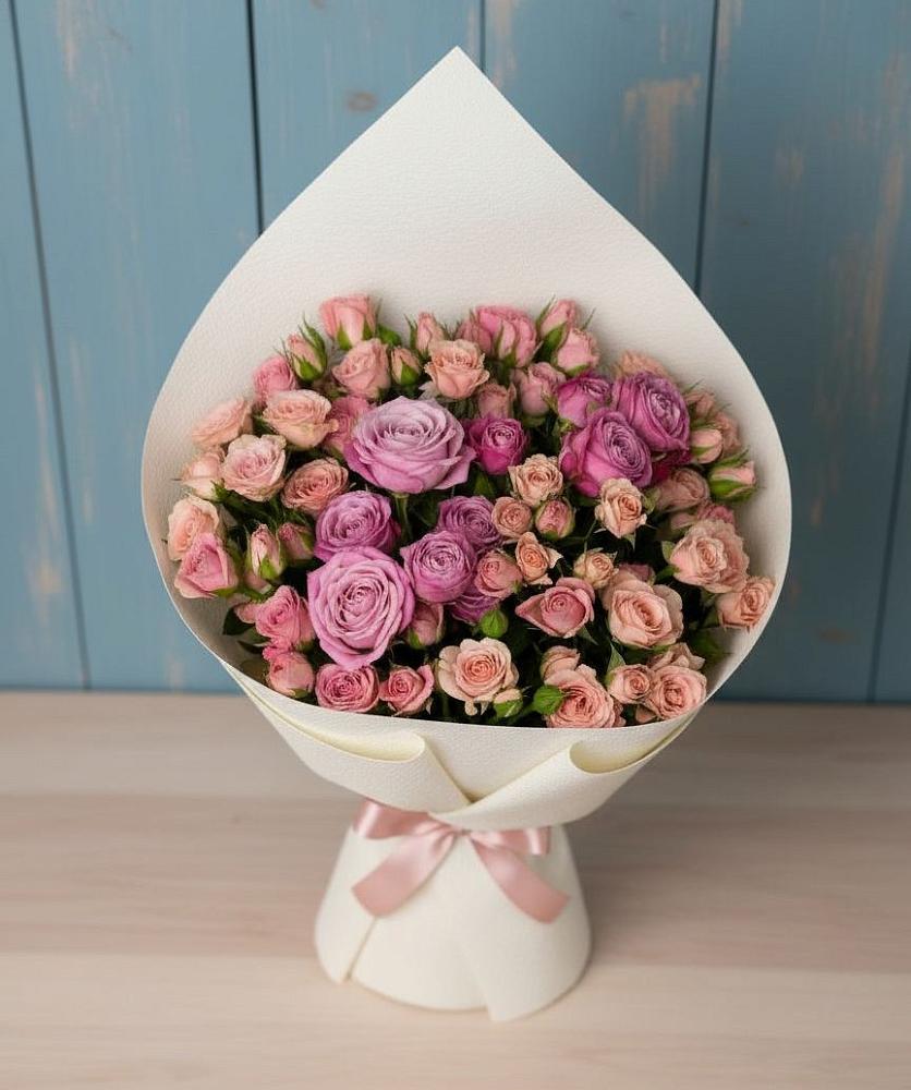 Букет цветов из: Розы в Терской