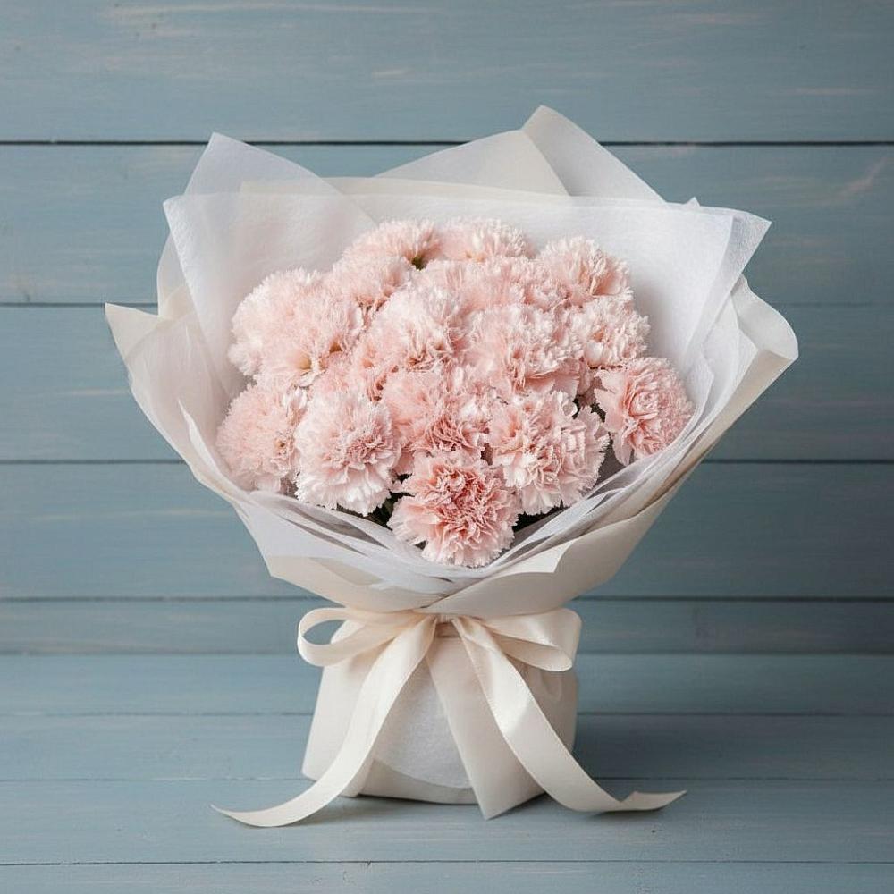 Букет цветов из: Гвоздики в Терской