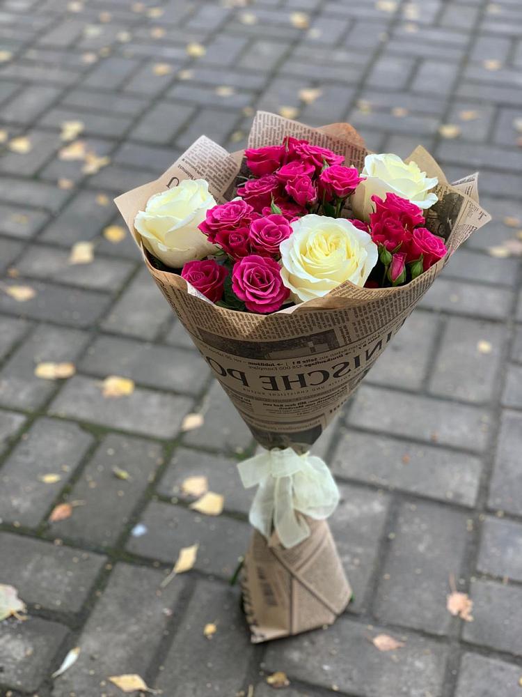 Букет цветов из: Розы в Терской