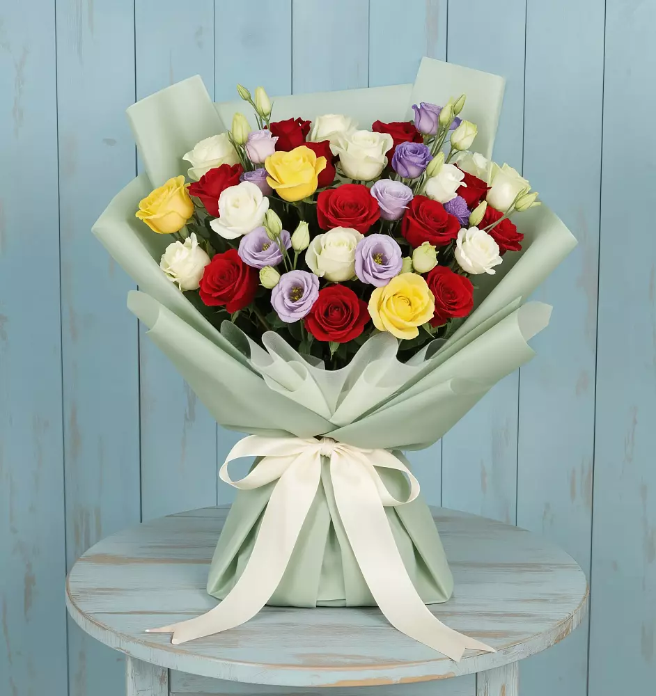 Букет цветов из: Розы в Терской