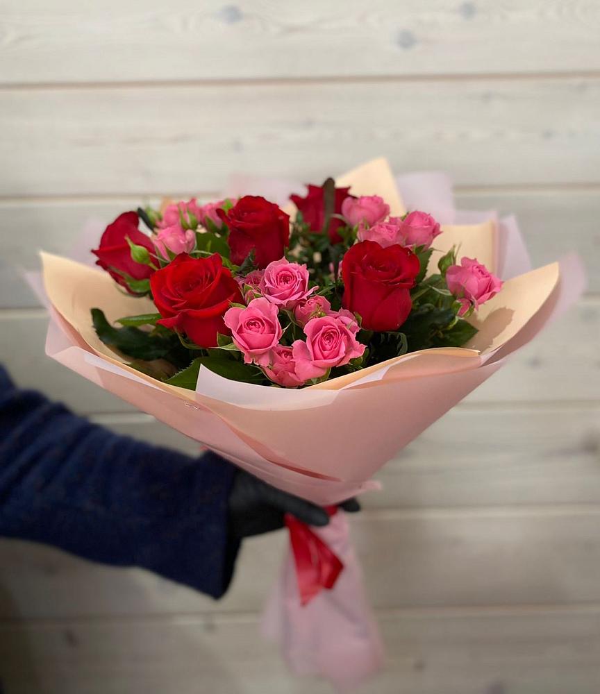 Букет цветов из: Розы в Терской