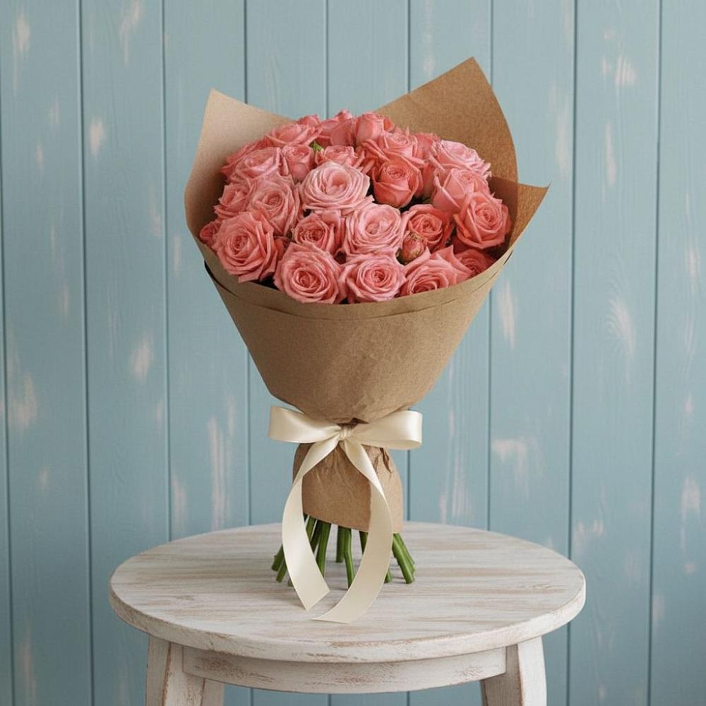 Букет цветов из: Розы в Терской