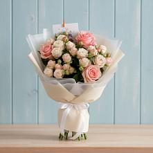 Букет цветов из:  Розы в Терской