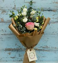Букет цветов из:  Розы и Лизиантусы #REPLACE_PRED# Терской