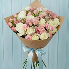 Букет цветов из:  Розы в Терской