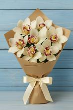 Букет цветов из:  Орхидеи и Розы в Терской